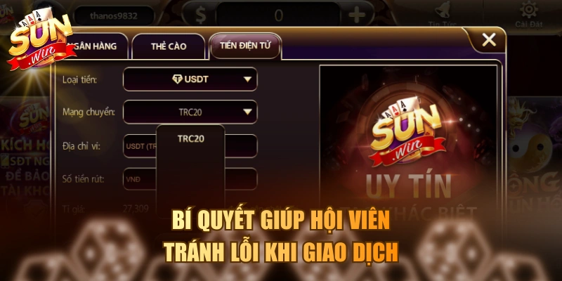 Bí quyết giúp hội viên tránh lỗi khi giao dịch
